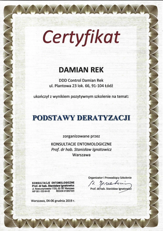 Drugi certyfikat