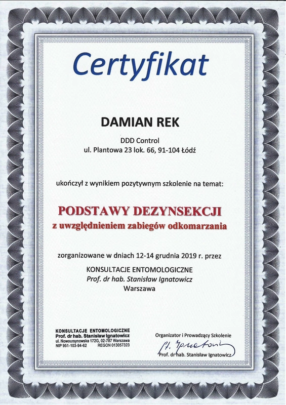 Trzeci certyfikat